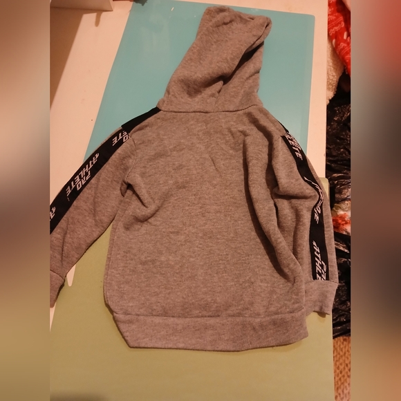 Gray Matching Sweatshirt & Joggers Set with Elasticated Waistband - Picture 3 of 8